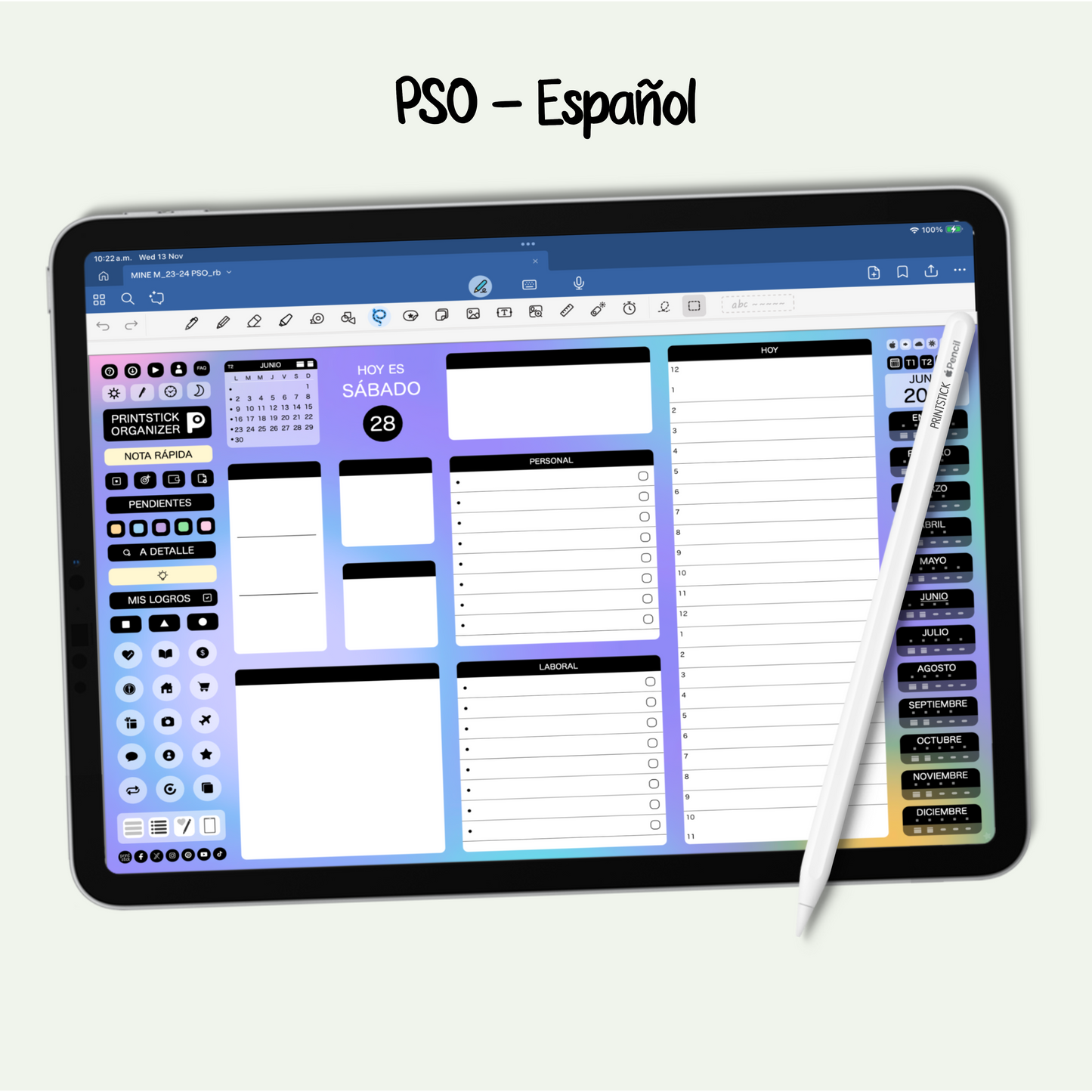En español: PrintStick Organizer