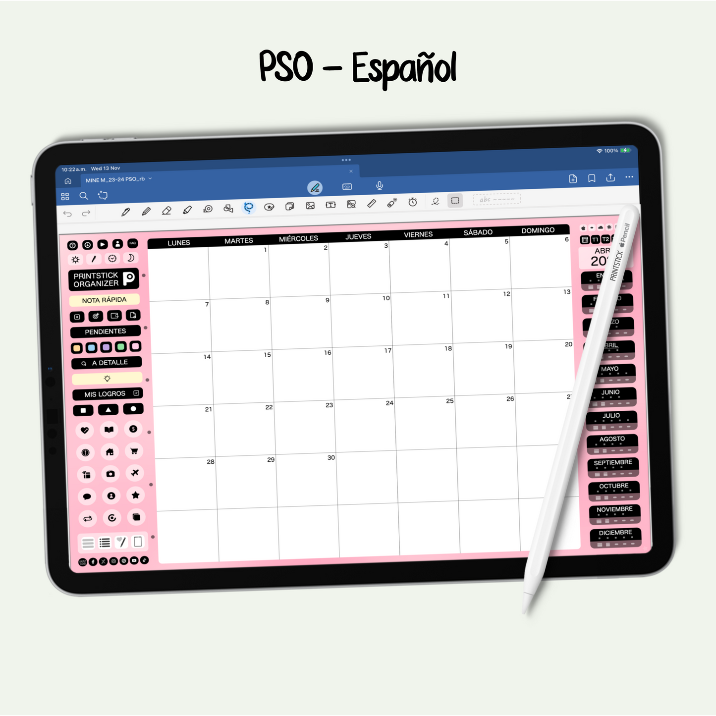 En español: PrintStick Organizer