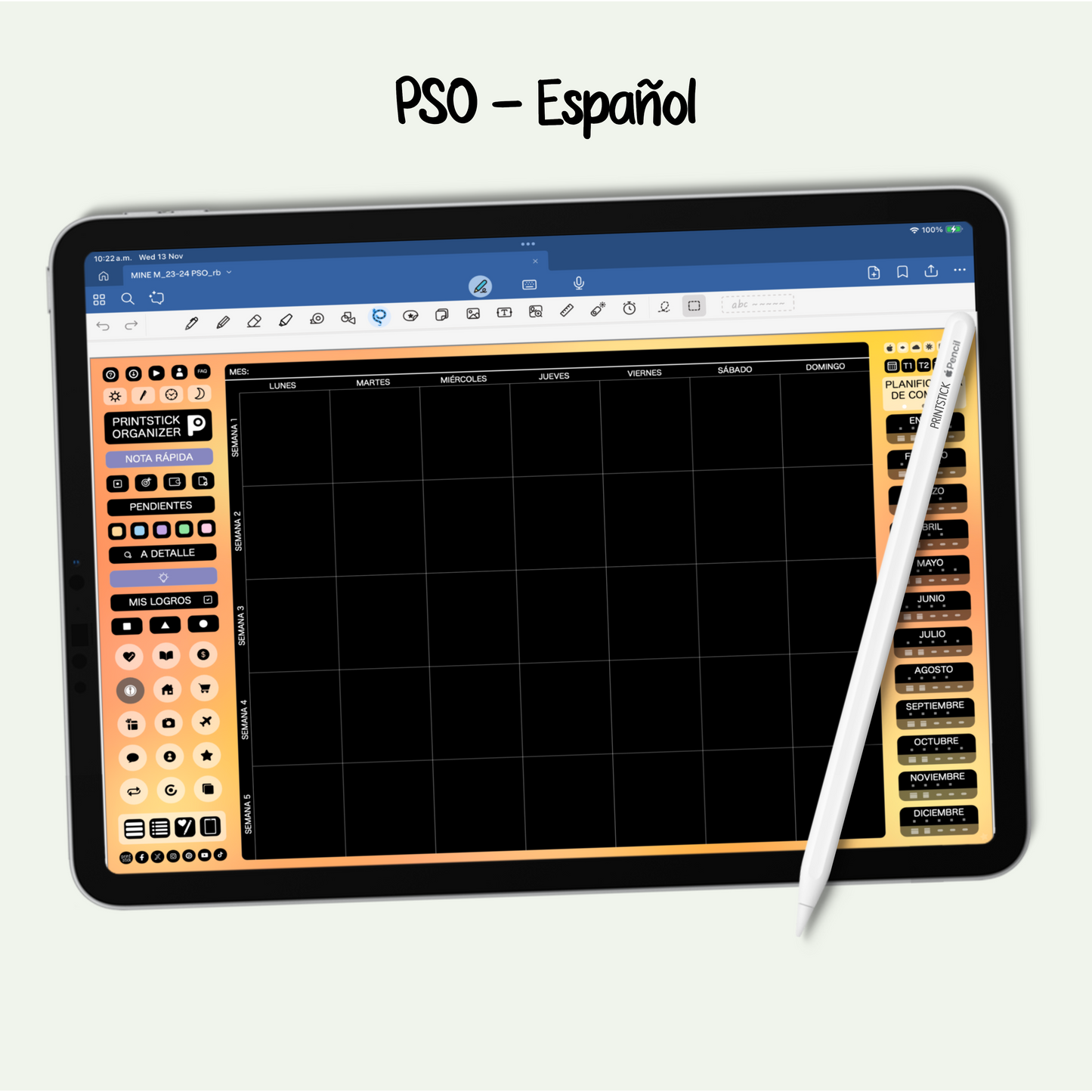 En español: PrintStick Organizer