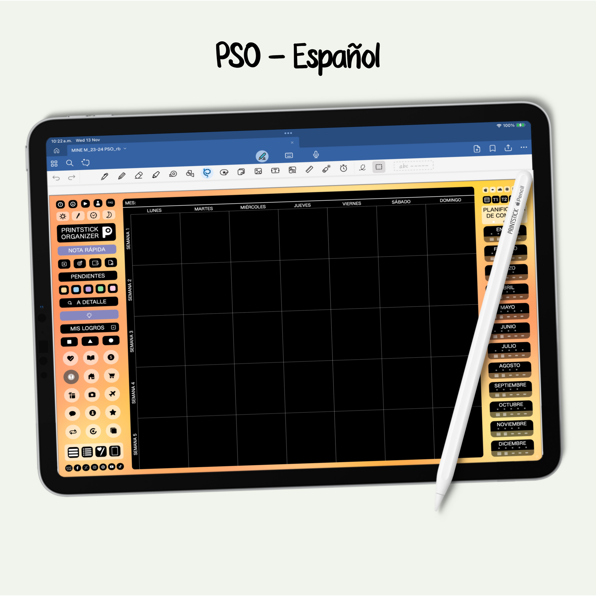 En español: PrintStick Organizer - PrintStick