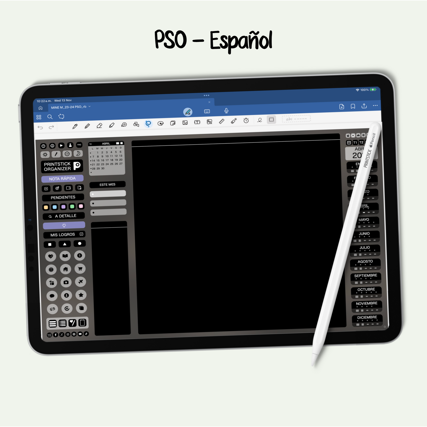 En español: PrintStick Organizer
