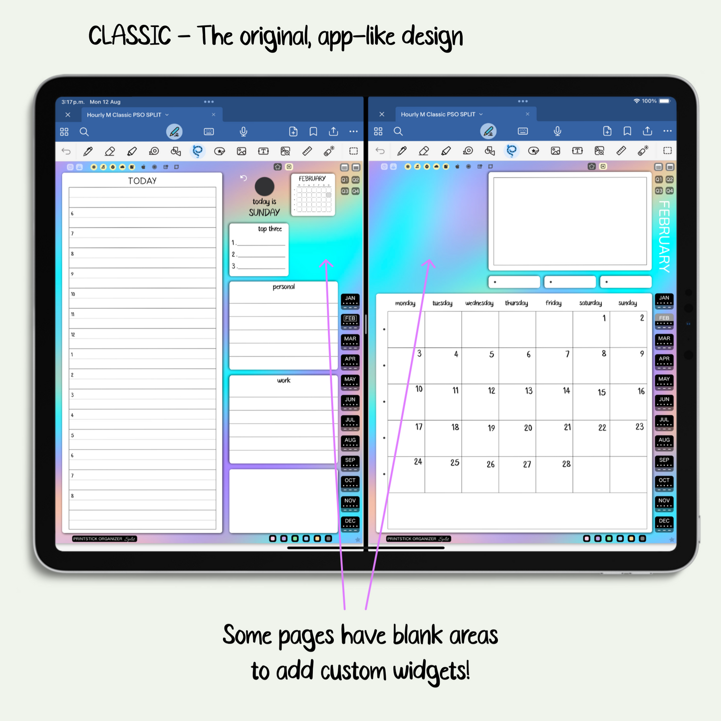 PSO SPLIT PLANNER - CLASSIC