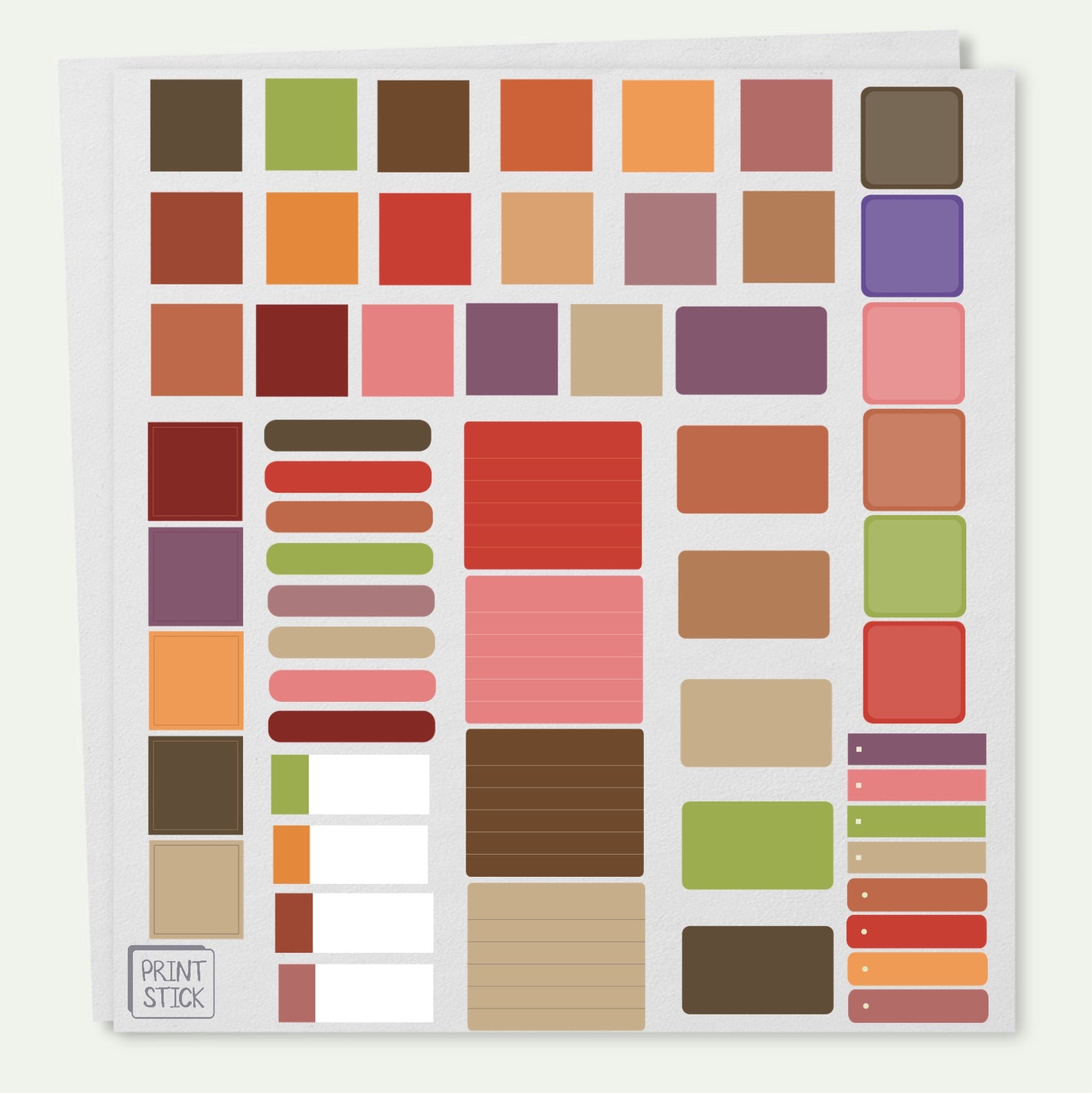 FALL STICKERS BUNDLE - PrintStick