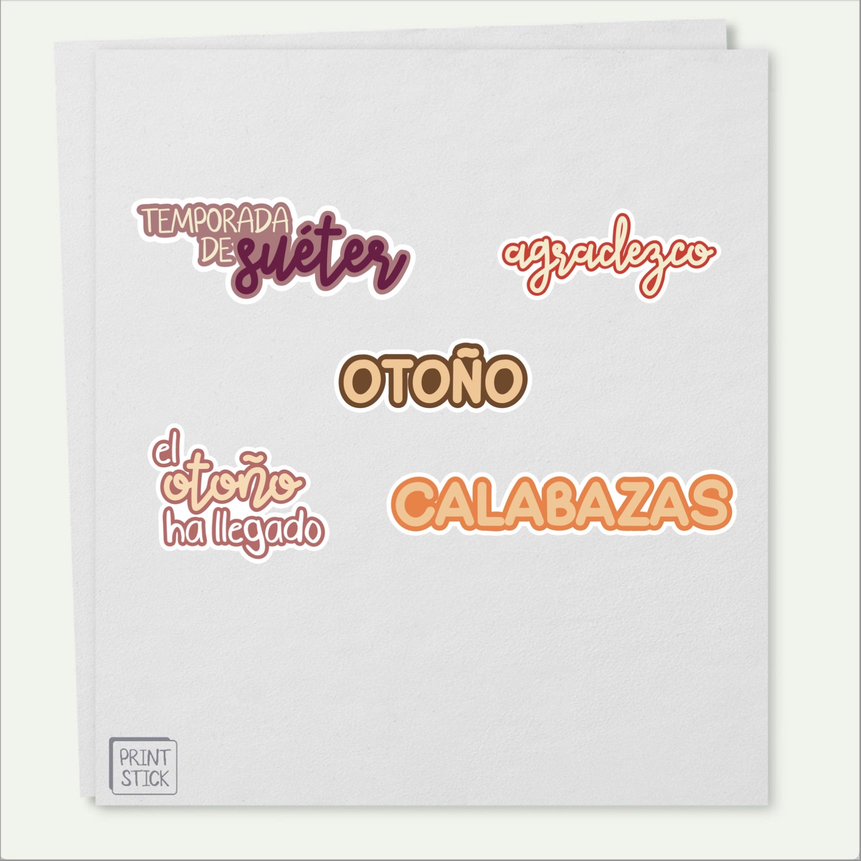 FALL STICKERS BUNDLE - PrintStick