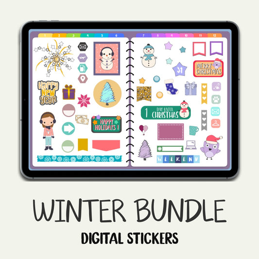 Winter Sticker Book - PrintStick