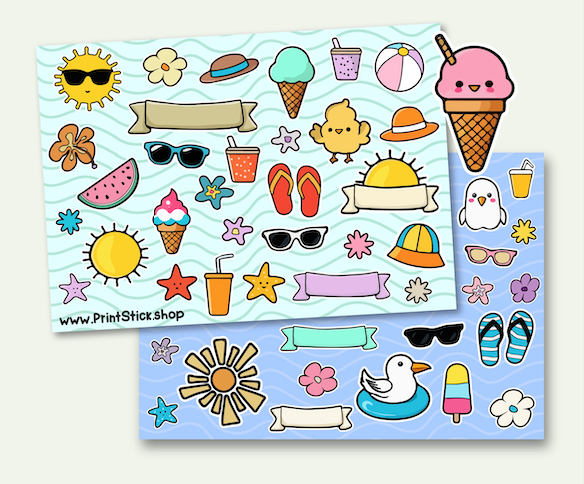 SS - Summer - 25 - Stickers