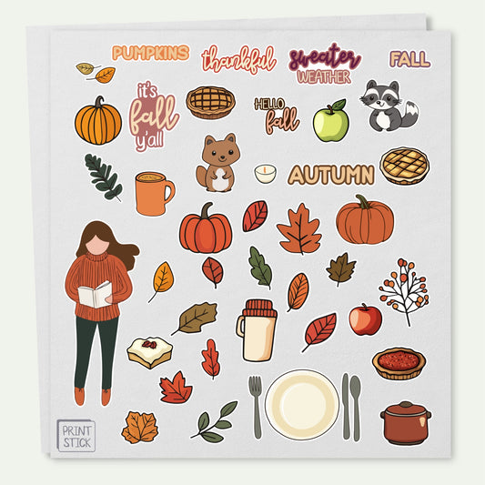 FALL STICKERS BUNDLE - PrintStick