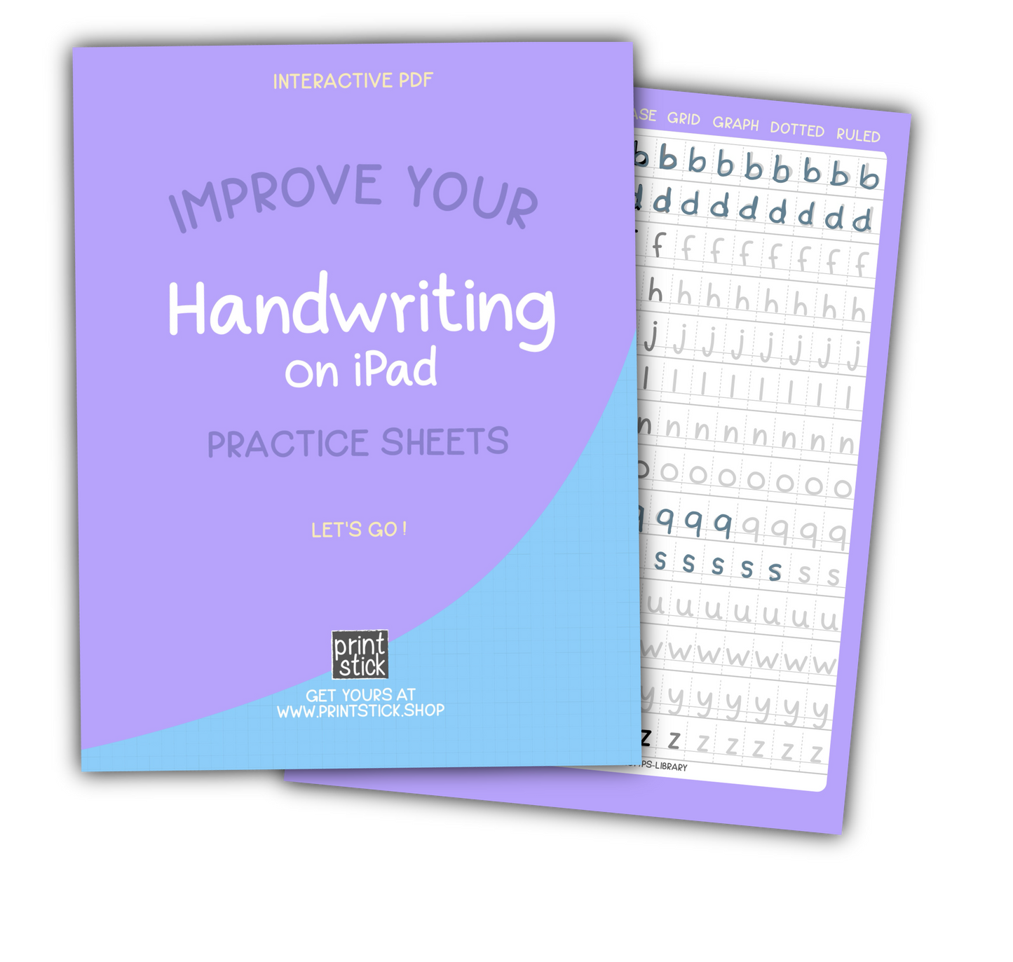 Improve your Handwriting on iPad - Practice Sheets