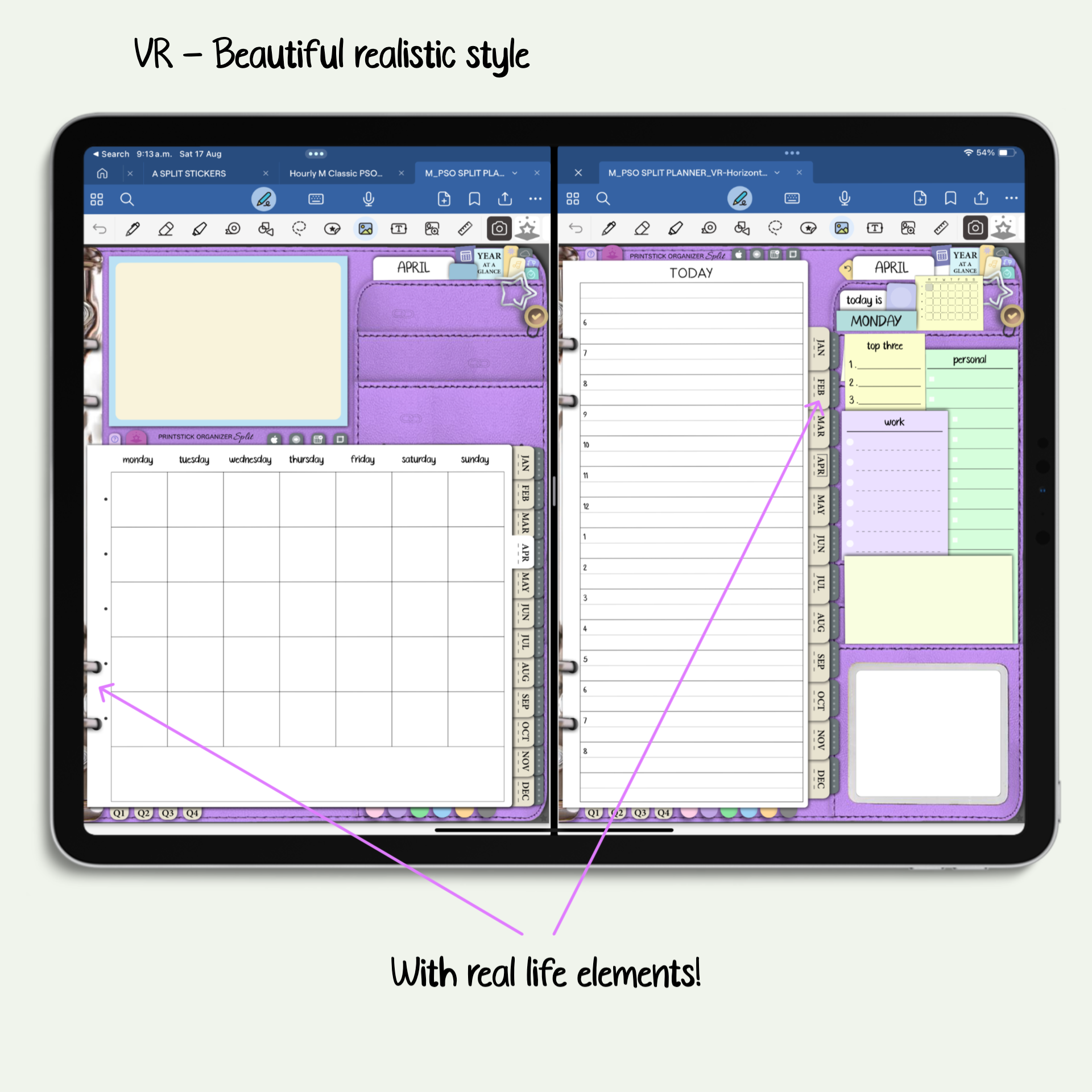 PSO SPLIT PLANNER - VR - PrintStick