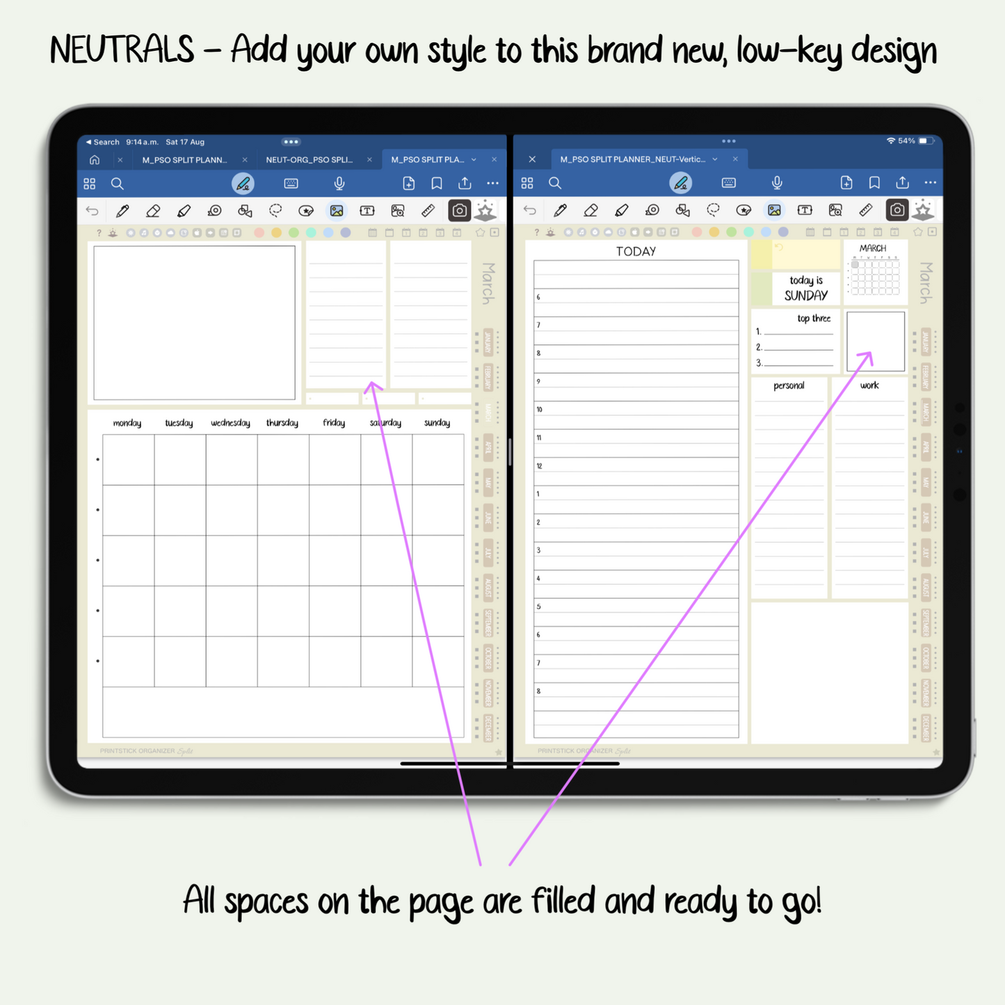 PSO SPLIT PLANNER - NEUTRALS