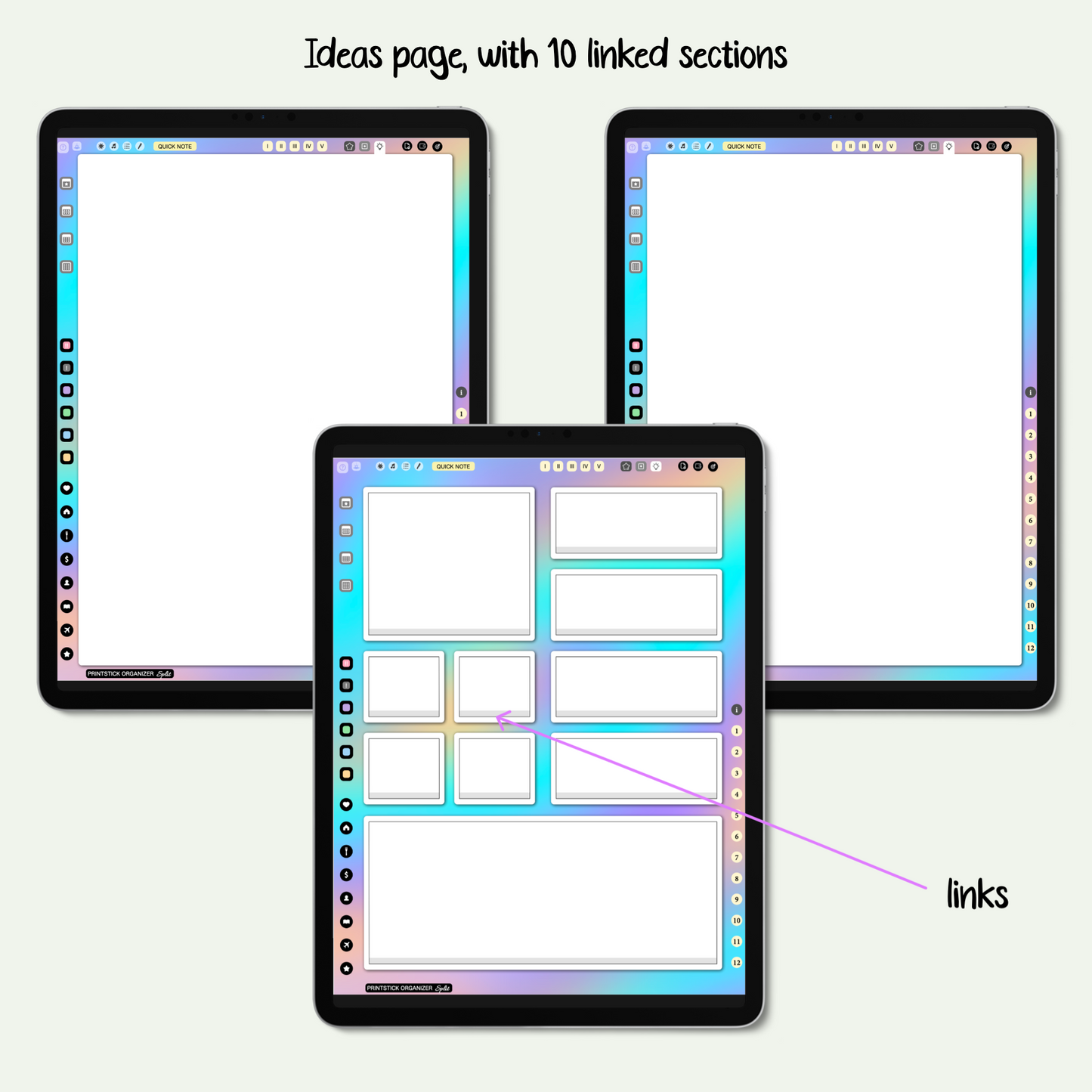 PrintStick ORGANIZER SPLIT - CLASSIC