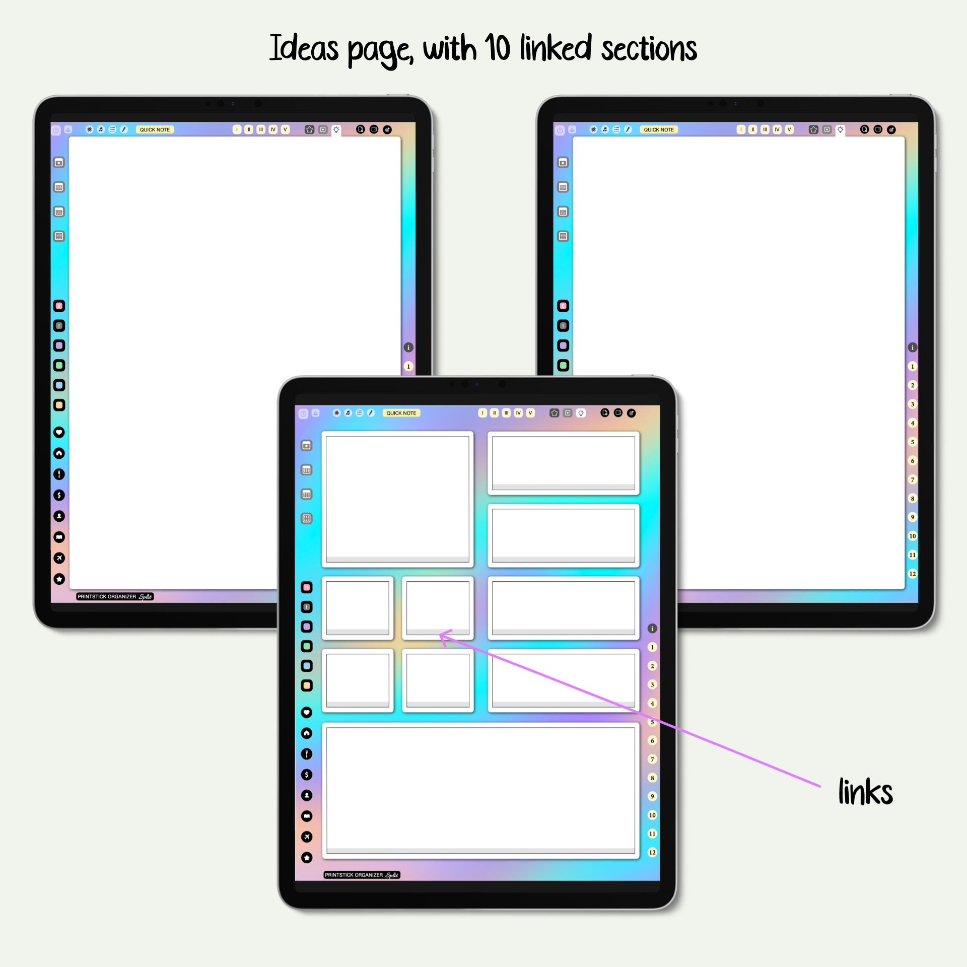 PrintStick ORGANIZER SPLIT - CLASSIC - PrintStick