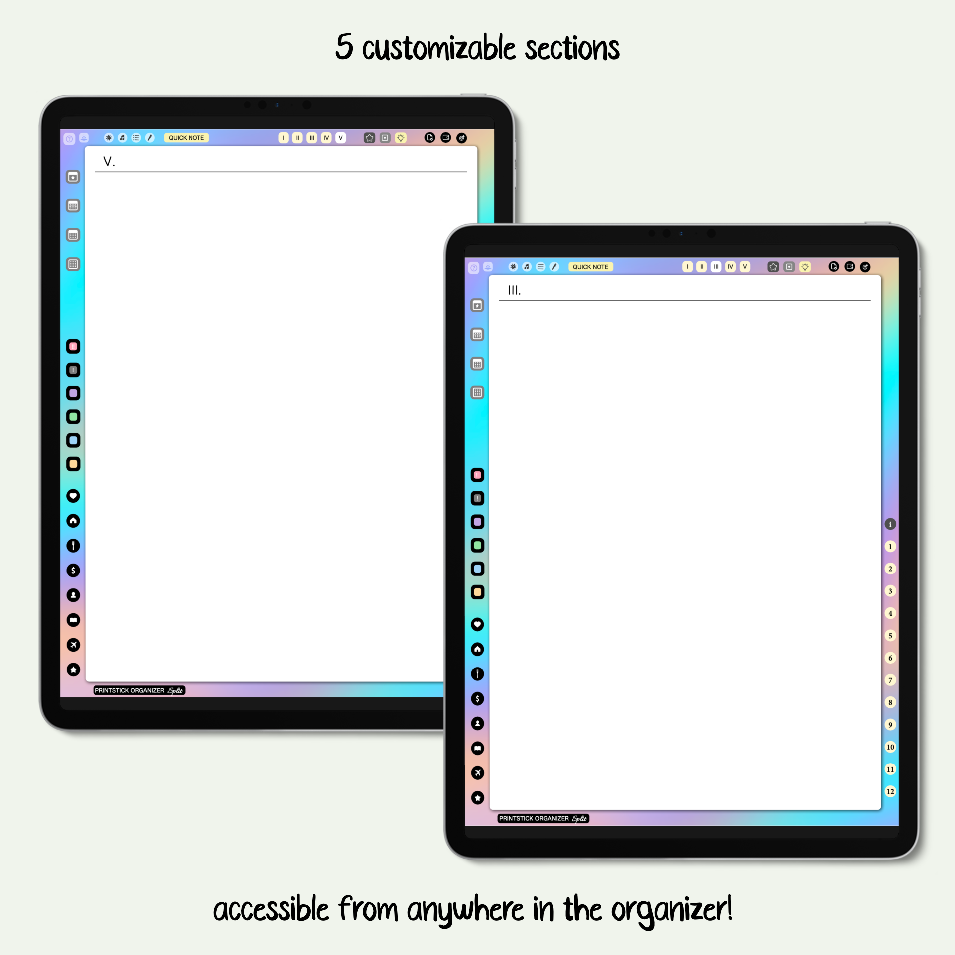 PrintStick ORGANIZER SPLIT - CLASSIC - PrintStick