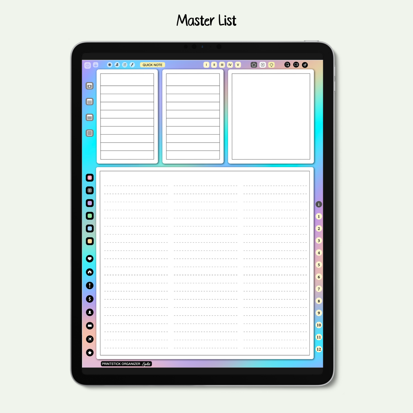 PrintStick ORGANIZER SPLIT - CLASSIC