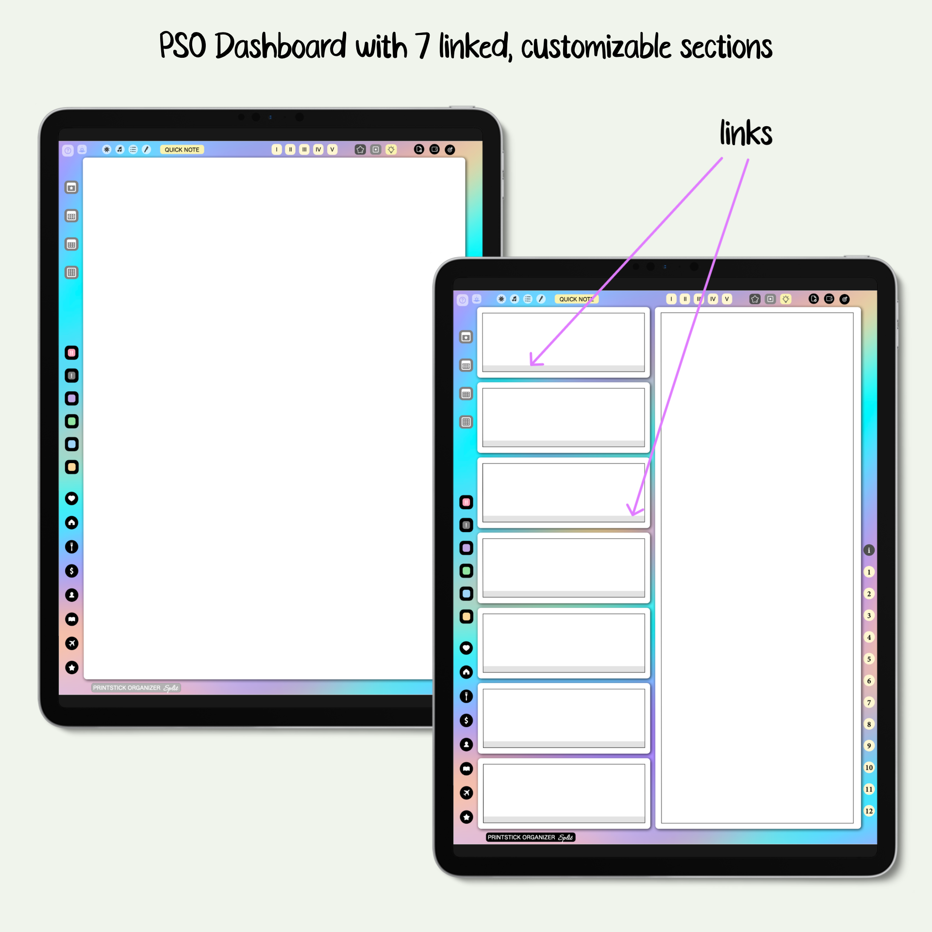 PrintStick ORGANIZER SPLIT - CLASSIC - PrintStick