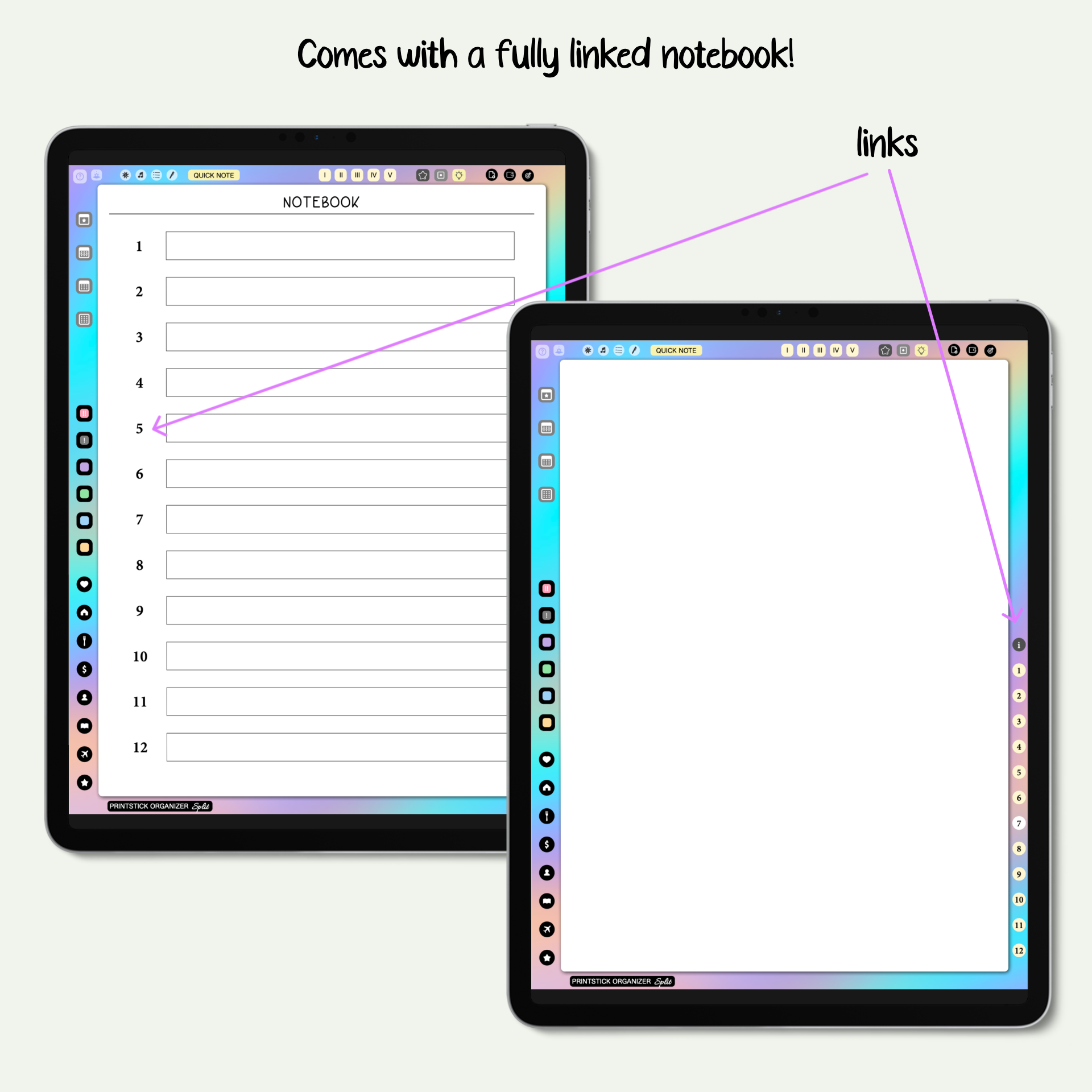 PrintStick ORGANIZER SPLIT - CLASSIC - PrintStick