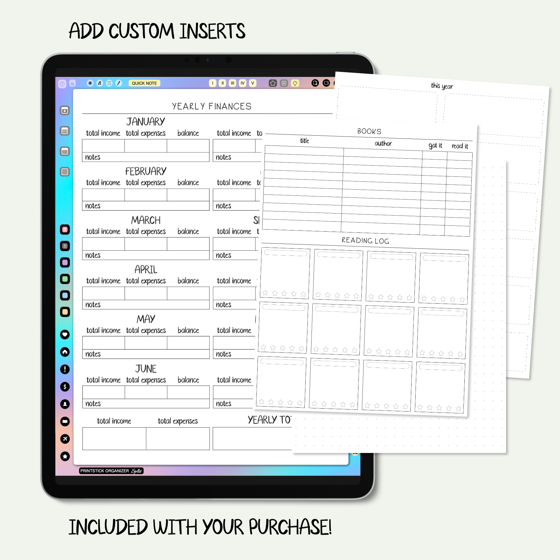 PrintStick ORGANIZER SPLIT - CLASSIC - PrintStick