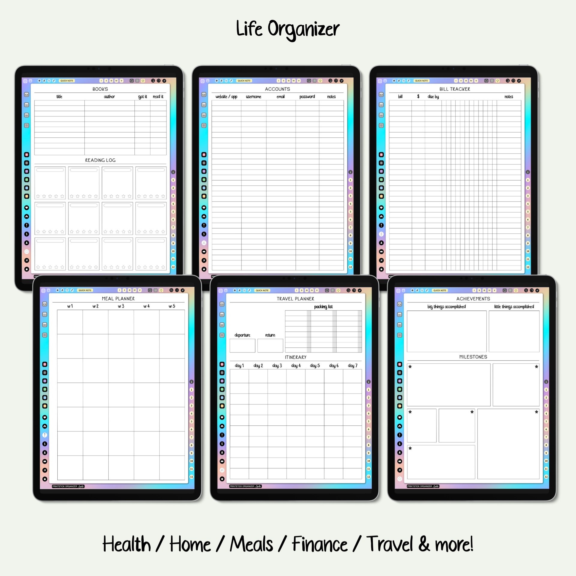 PrintStick ORGANIZER SPLIT - CLASSIC - PrintStick