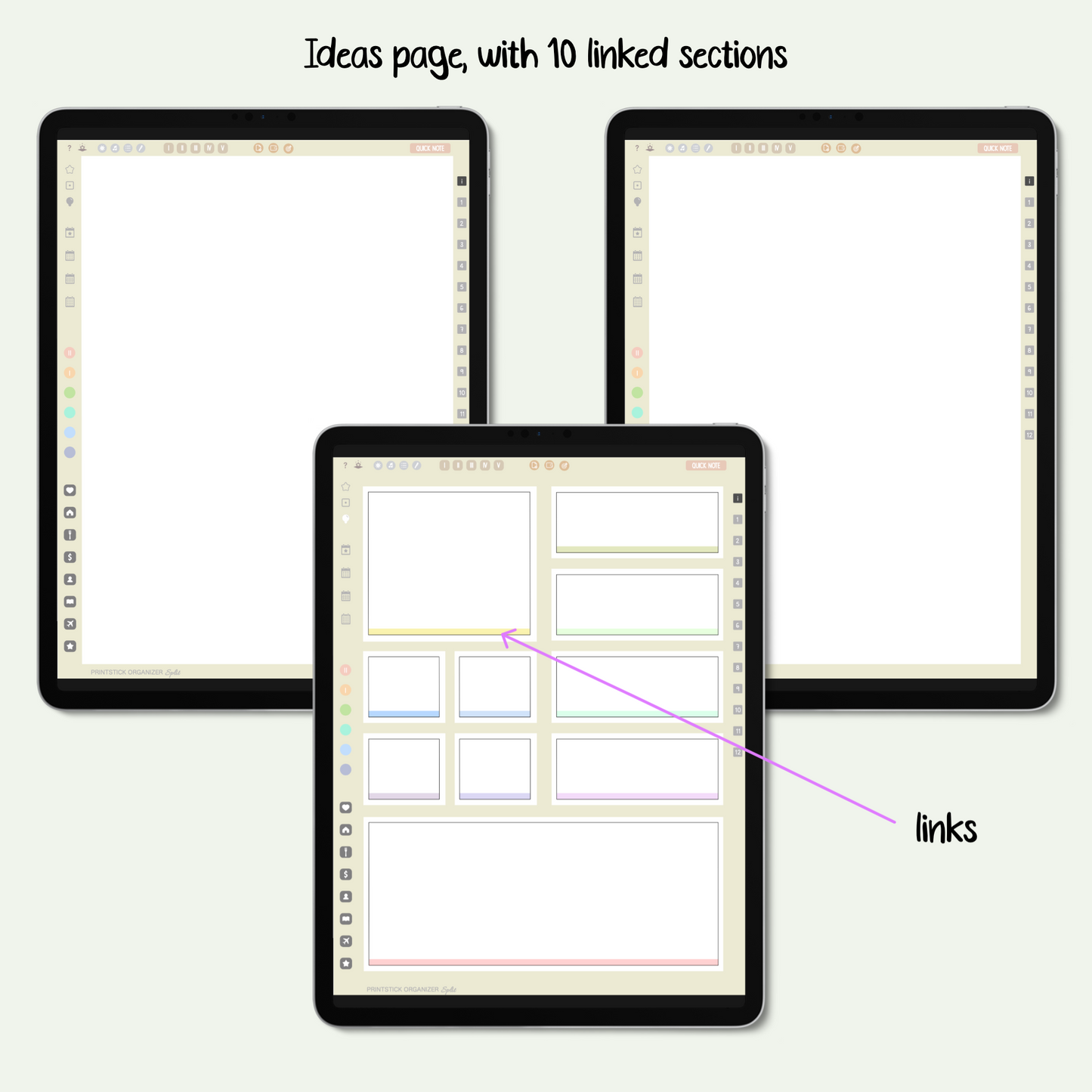 PrintStick ORGANIZER SPLIT - NEUTRALS