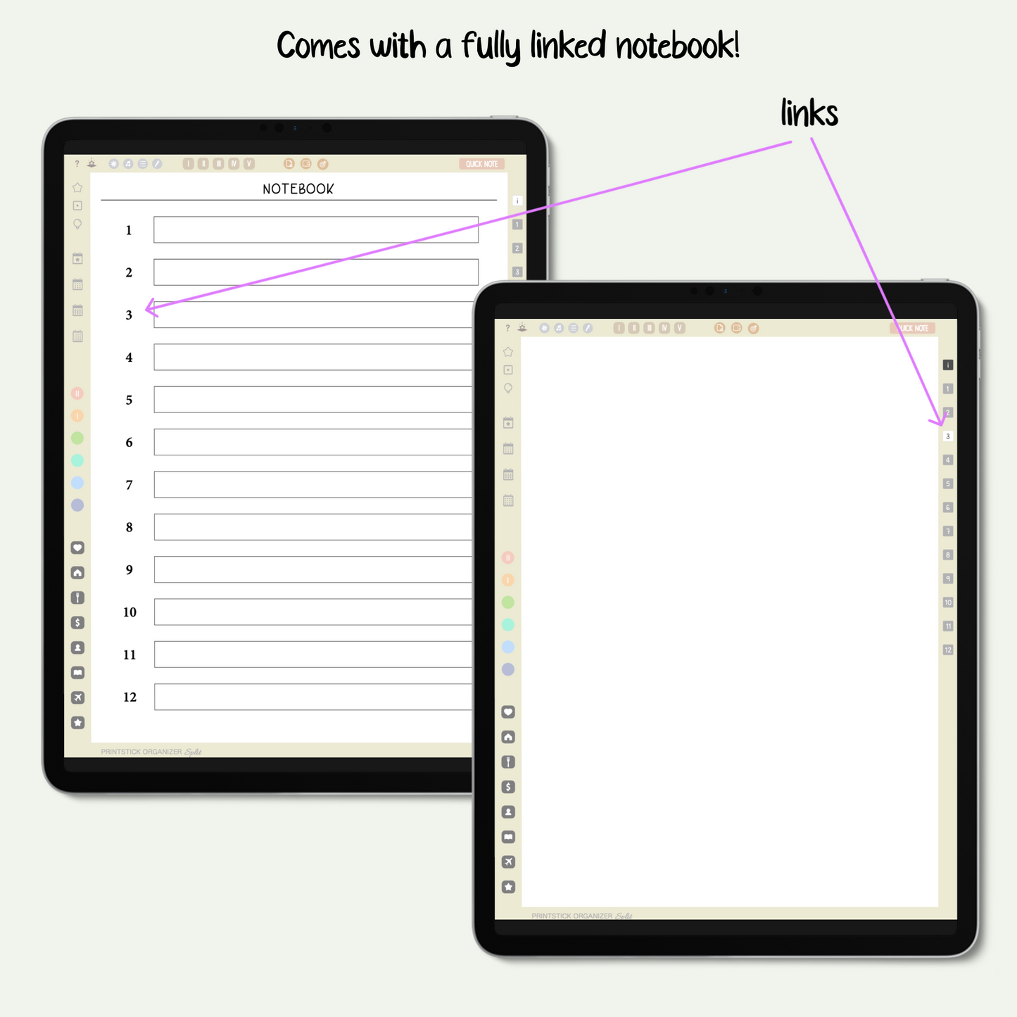 PrintStick ORGANIZER SPLIT - NEUTRALS