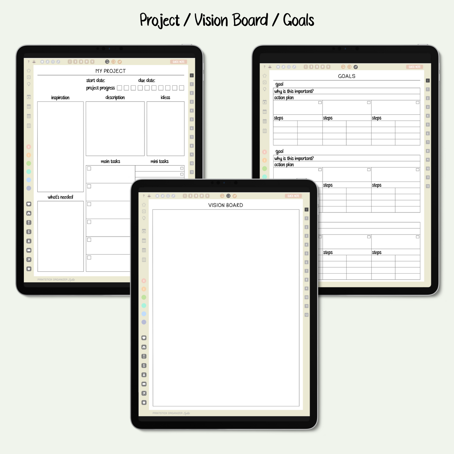 PrintStick ORGANIZER SPLIT - NEUTRALS
