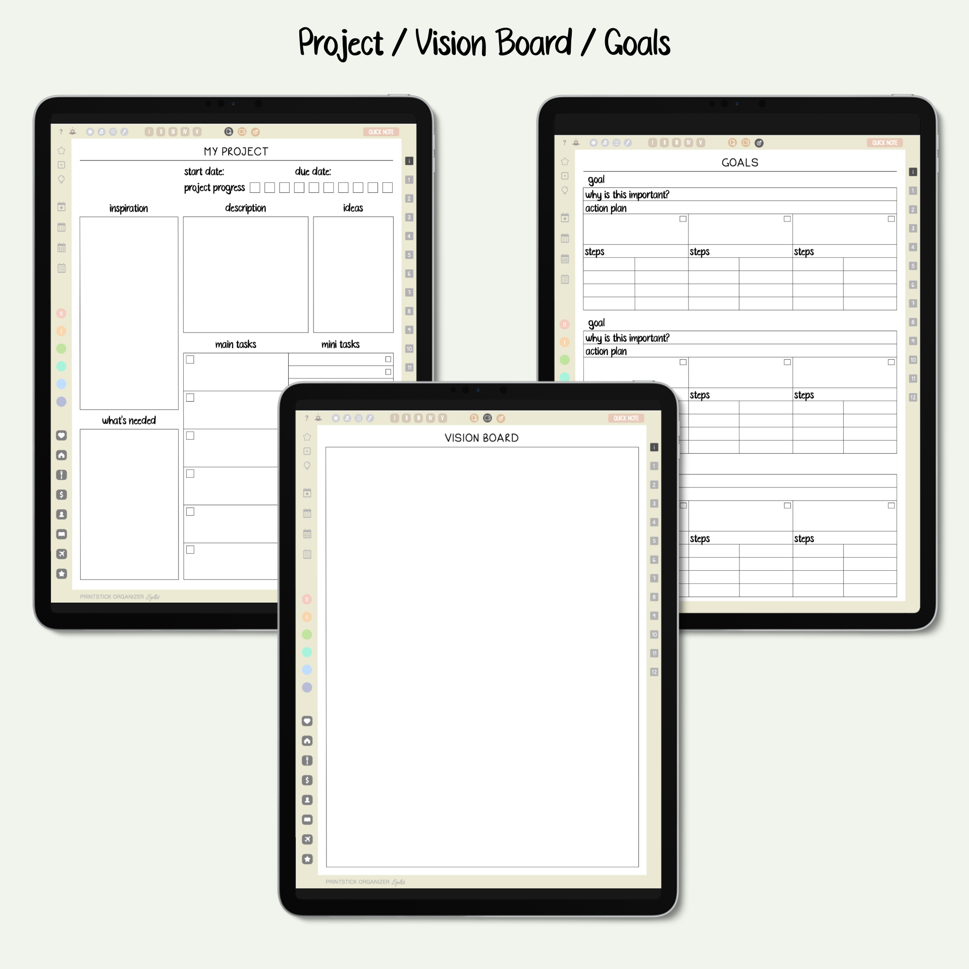 PrintStick ORGANIZER SPLIT - NEUTRALS - PrintStick