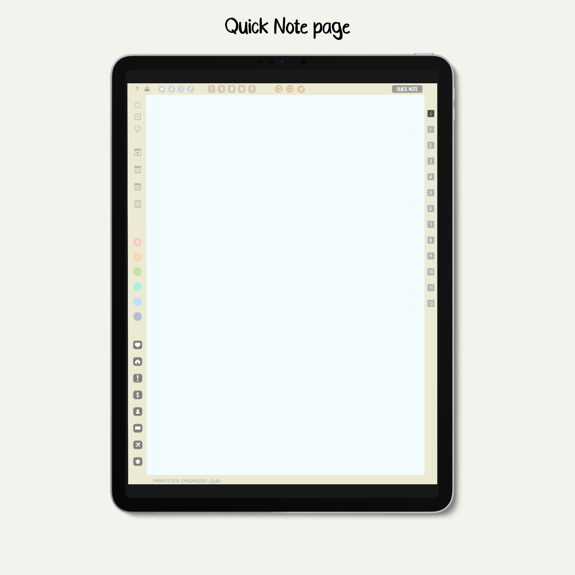 PrintStick ORGANIZER SPLIT - NEUTRALS - PrintStick