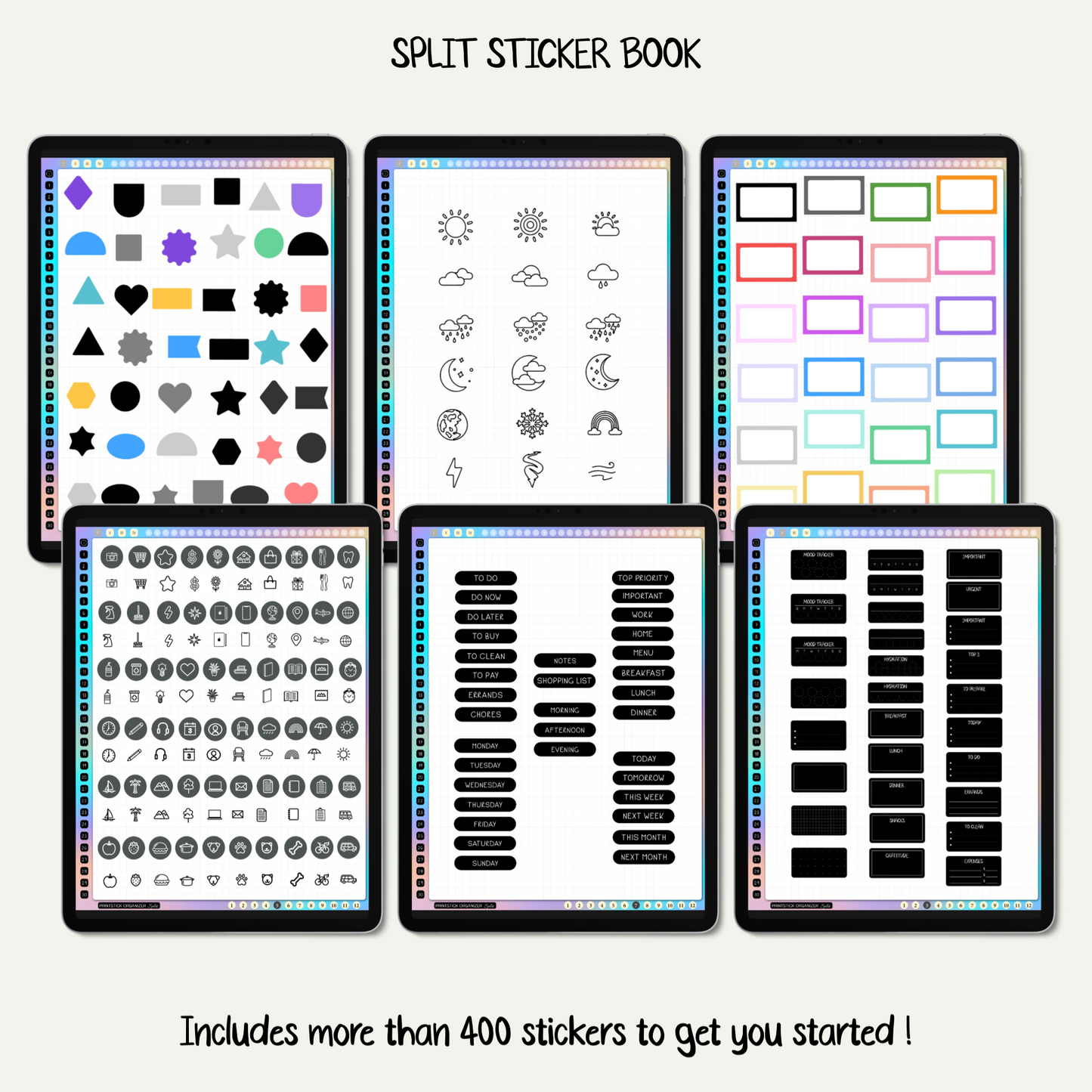 SPLIT Sticker Book - CLASSIC