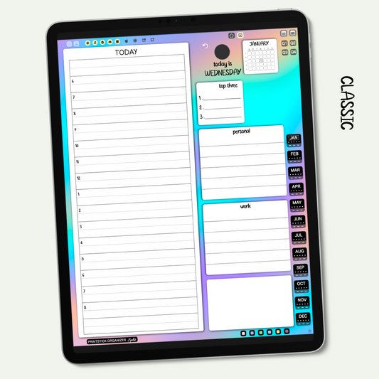 PSO SPLIT PLANNER - CLASSIC - PrintStick