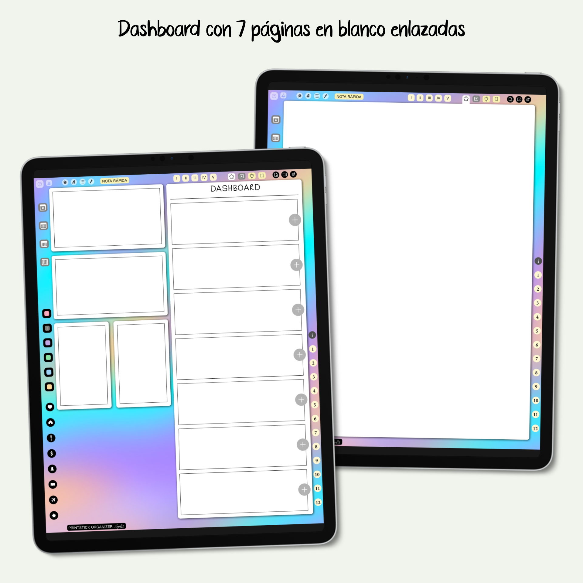 En español: ORGANIZADOR PrintStick SPLIT - CLÁSICO - PrintStick
