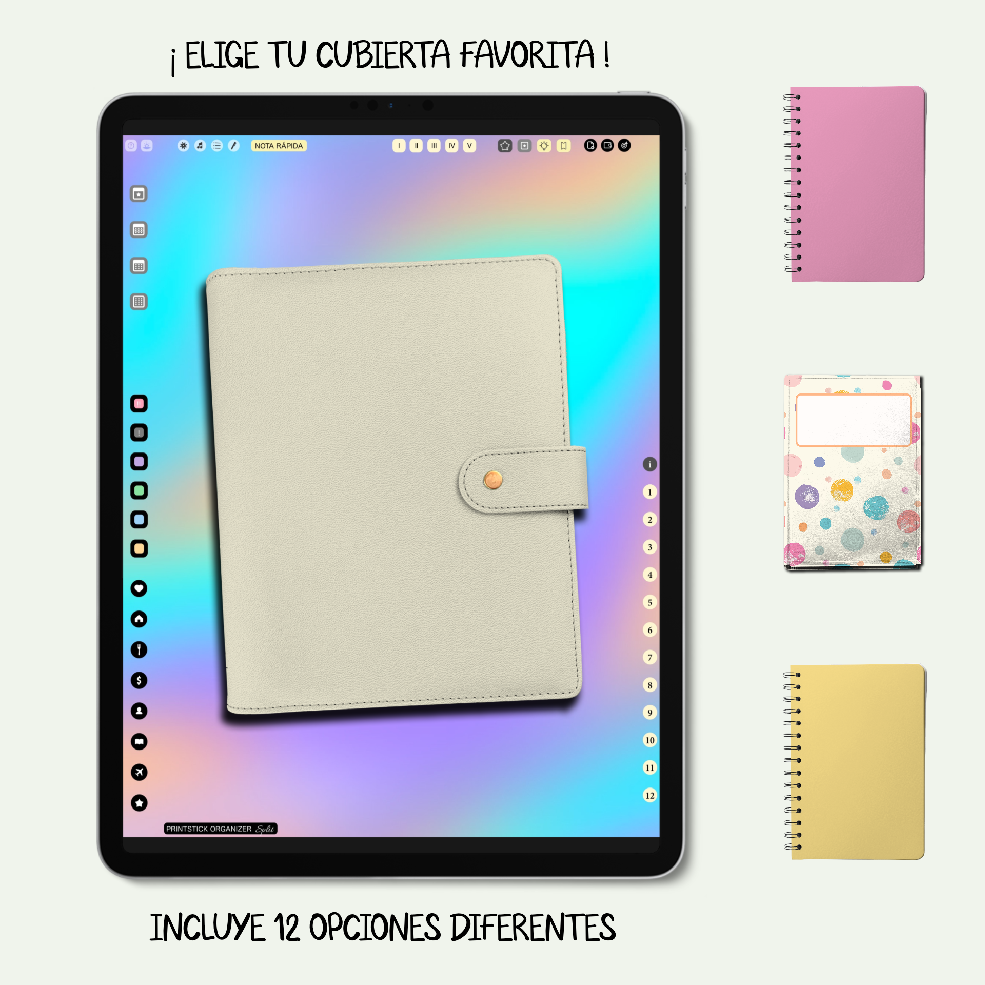 En español: ORGANIZADOR PrintStick SPLIT - CLÁSICO - PrintStick