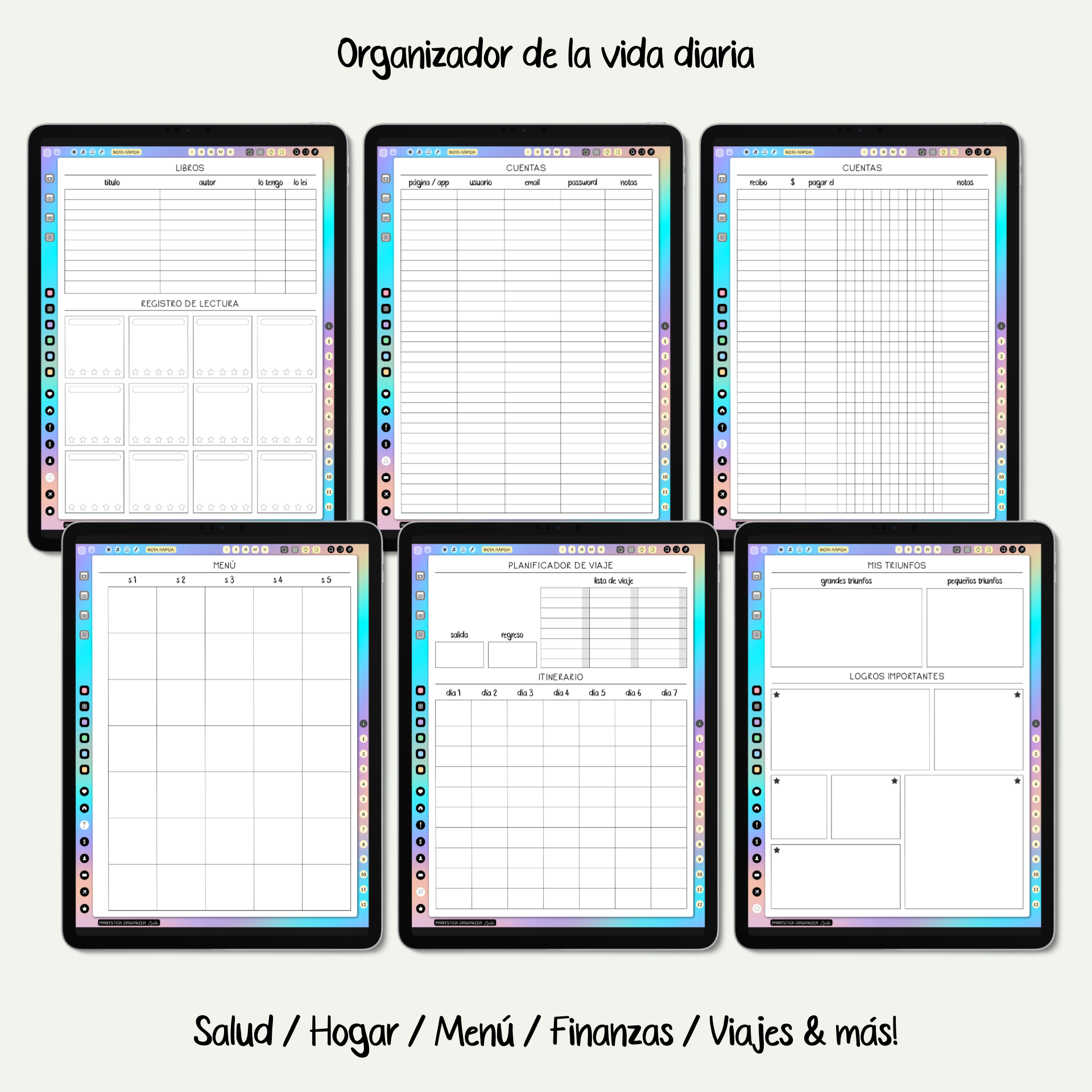 En español: ORGANIZADOR PrintStick SPLIT - CLÁSICO - PrintStick