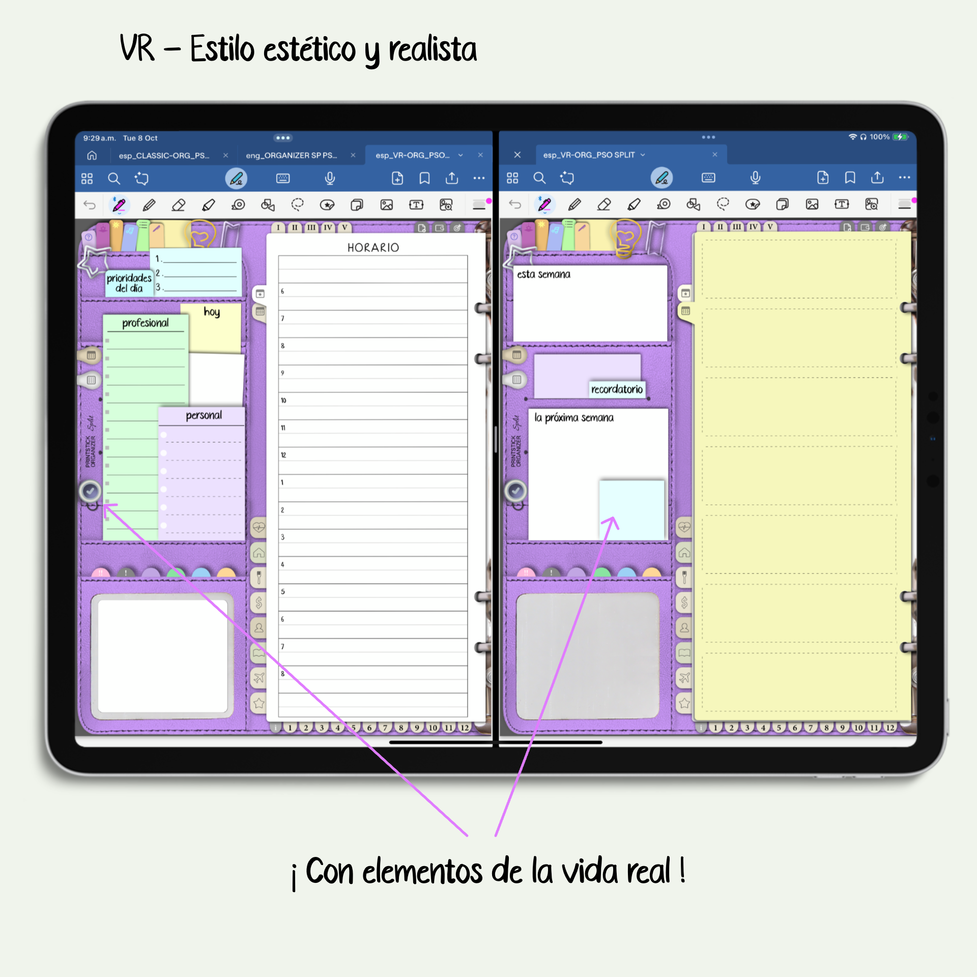 En español: ORGANIZADOR PrintStick SPLIT - VR - PrintStick