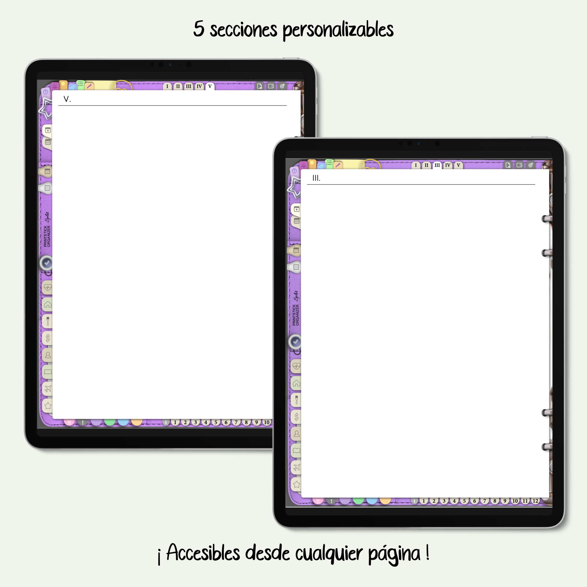 En español: ORGANIZADOR PrintStick SPLIT - VR - PrintStick