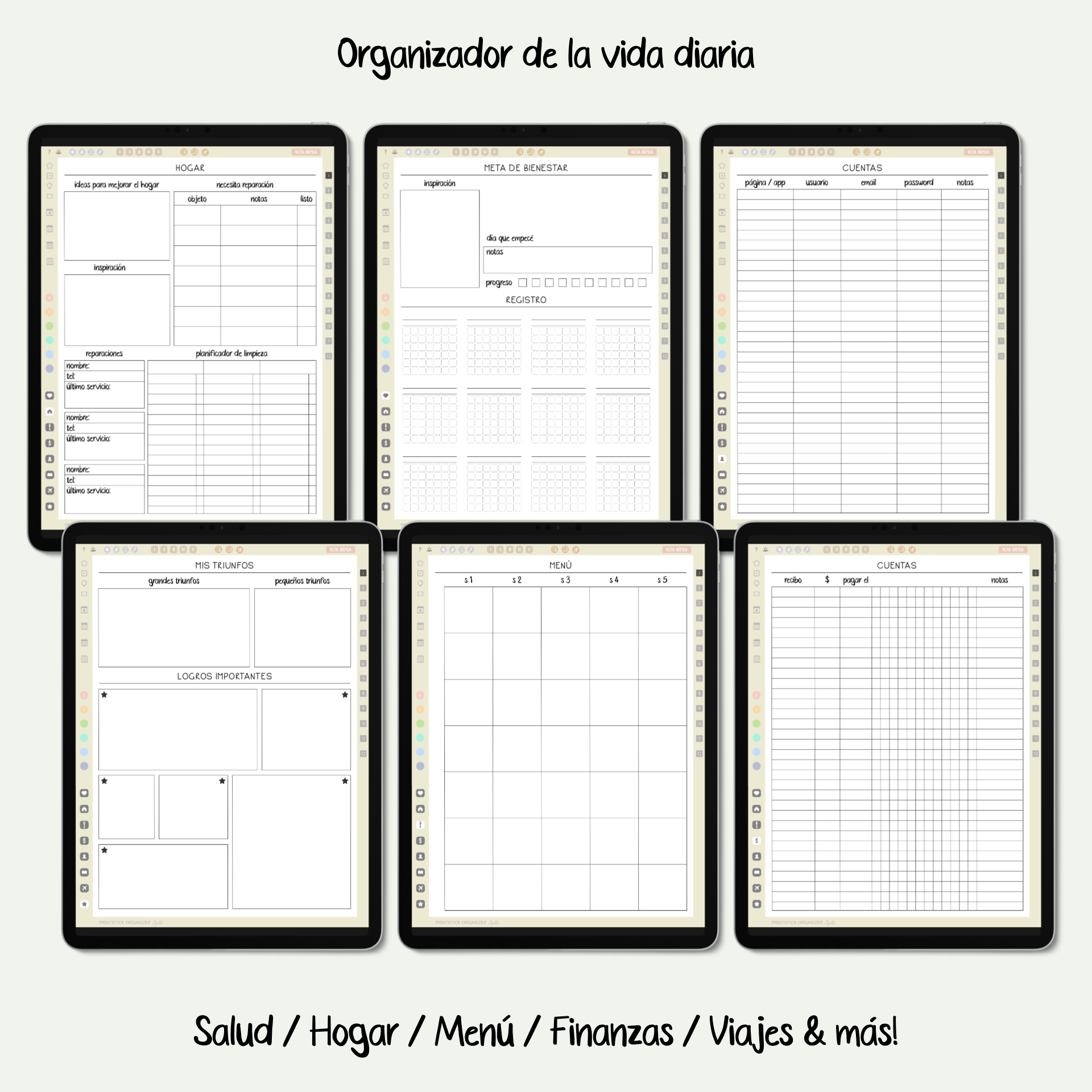 En español: ORGANIZADOR PrintStick SPLIT - NEUTRO - PrintStick