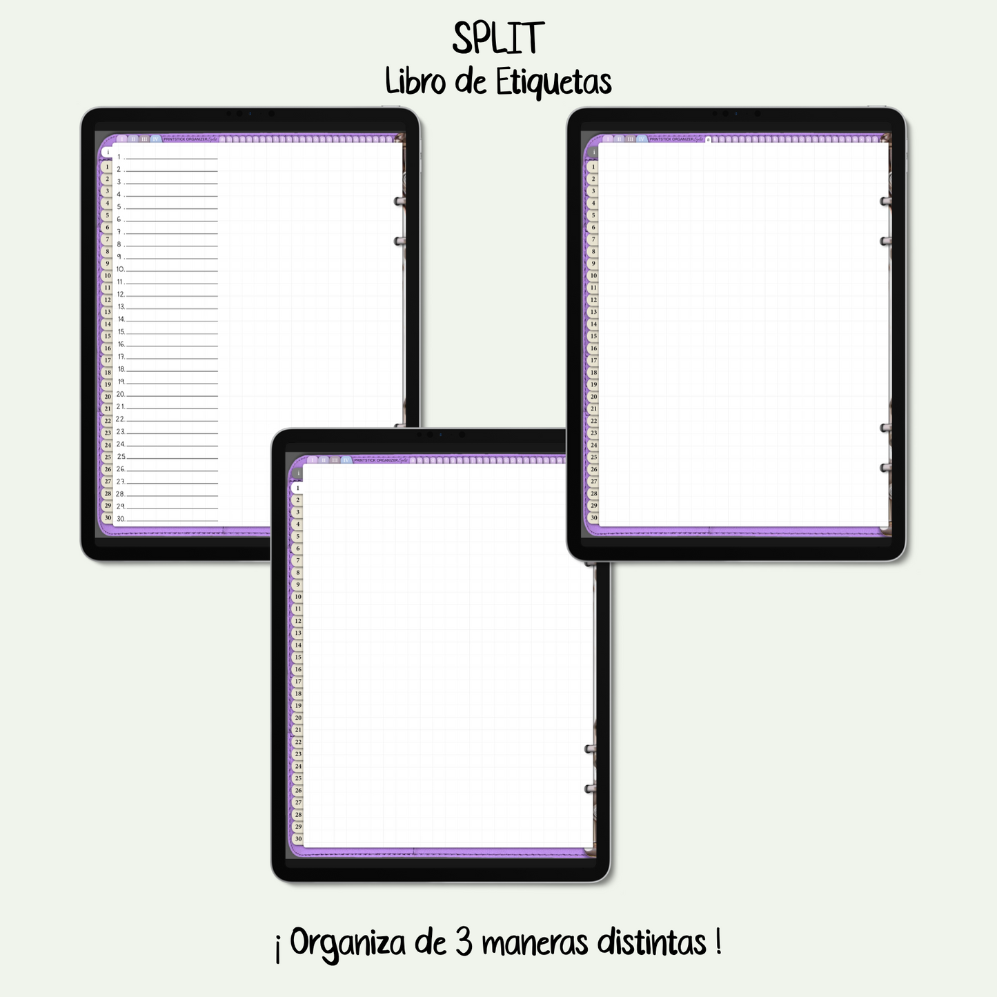 Libro de Etiquetas SPLIT - VR