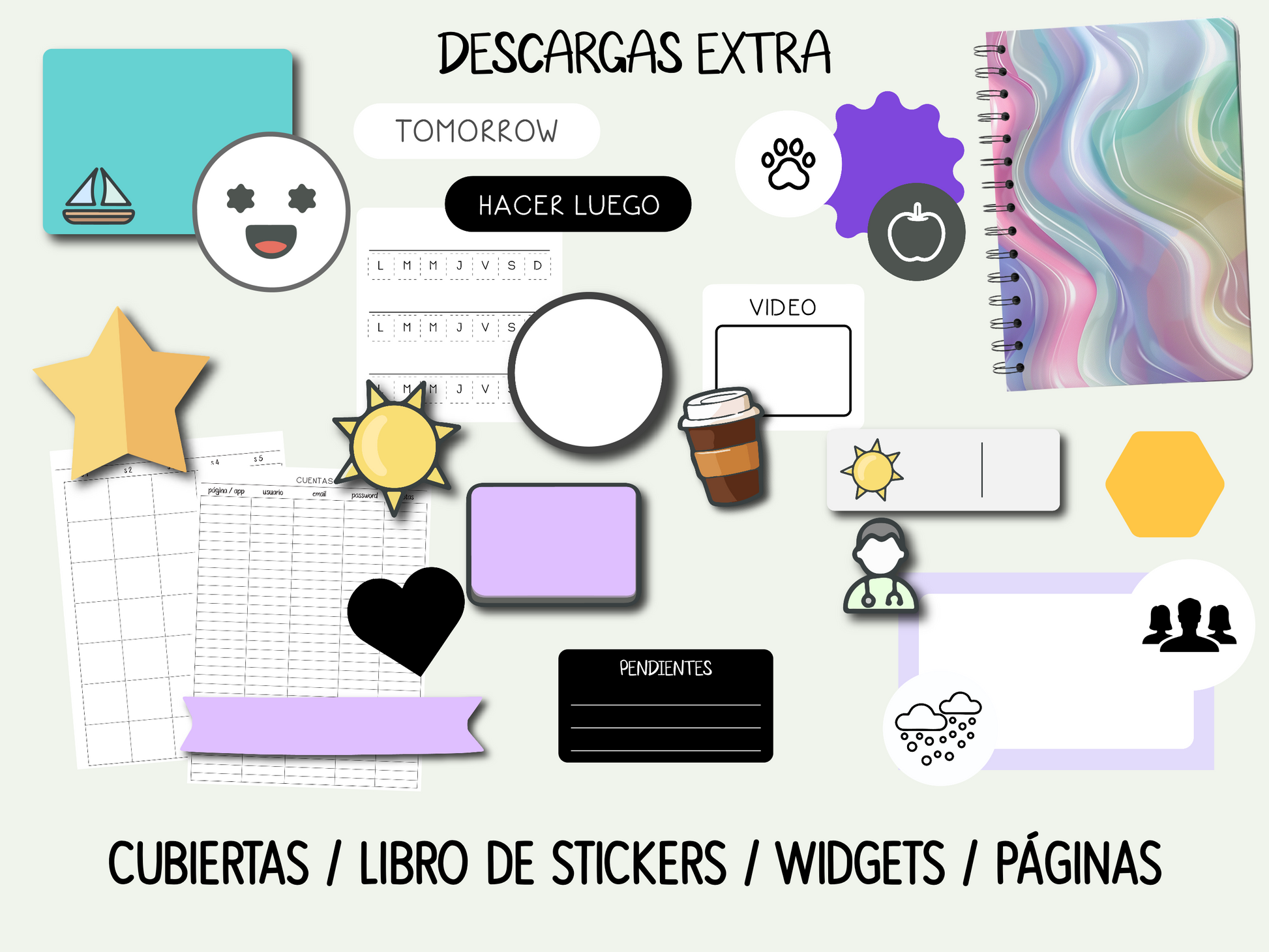 En español: AGENDA PSO SPLIT - CLÁSICO - PrintStick