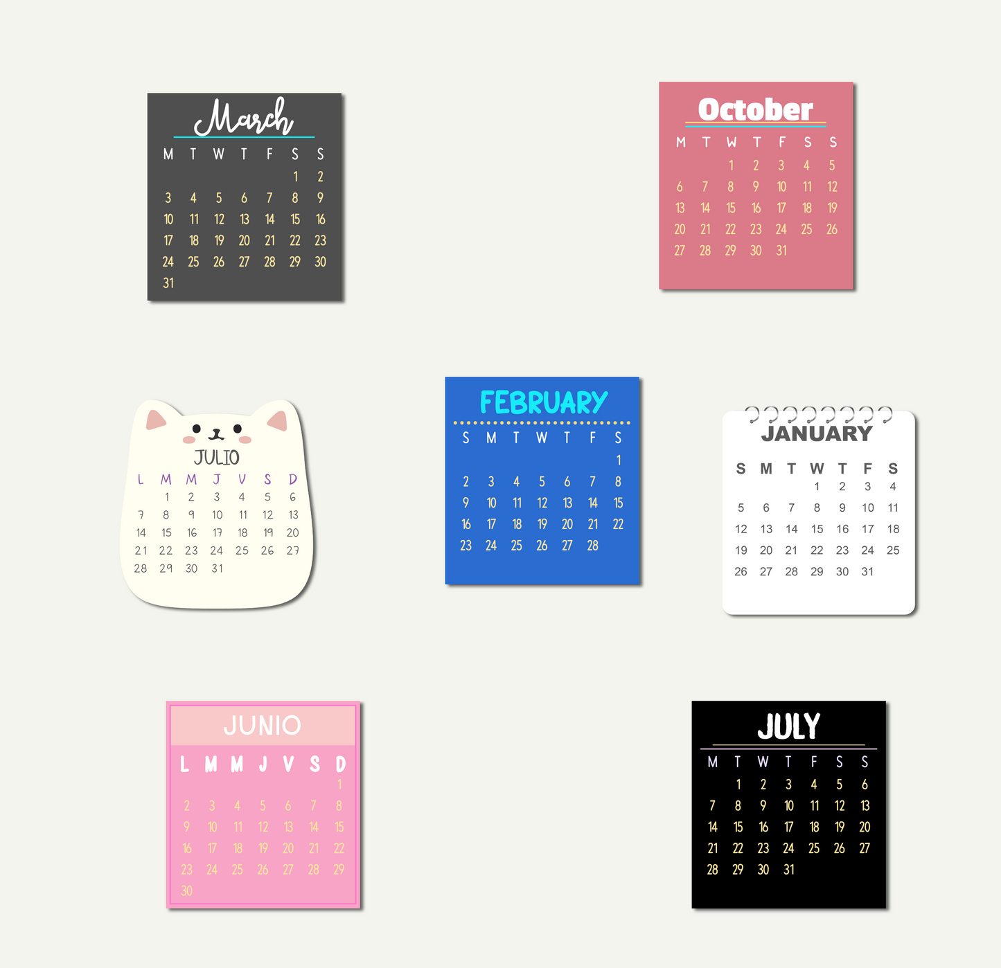 Calendar Widgets - PrintStick
