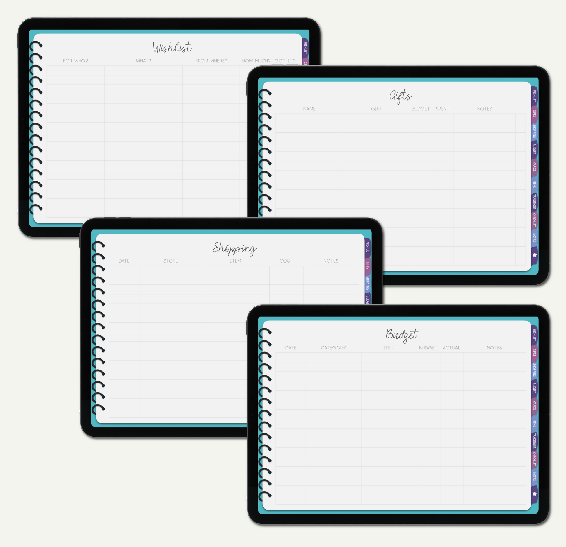 Holiday Planner Vol I - PrintStick