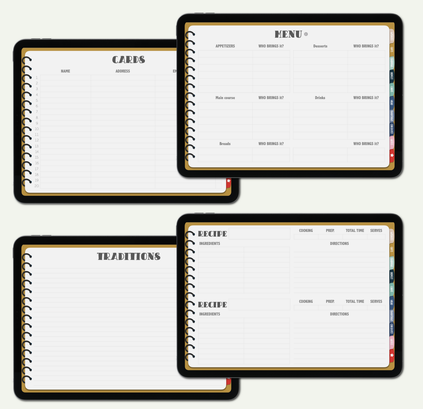 Holiday Planner Vol II - PrintStick