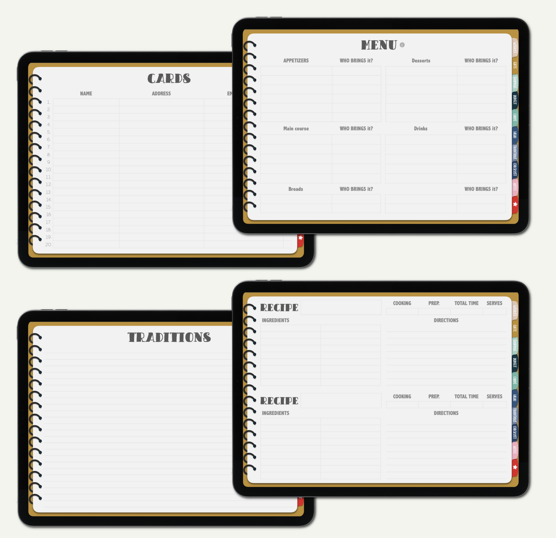 Holiday Planner Vol II - PrintStick