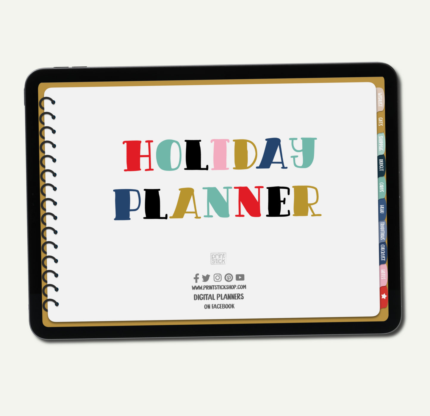 Holiday Planner Vol II - PrintStick
