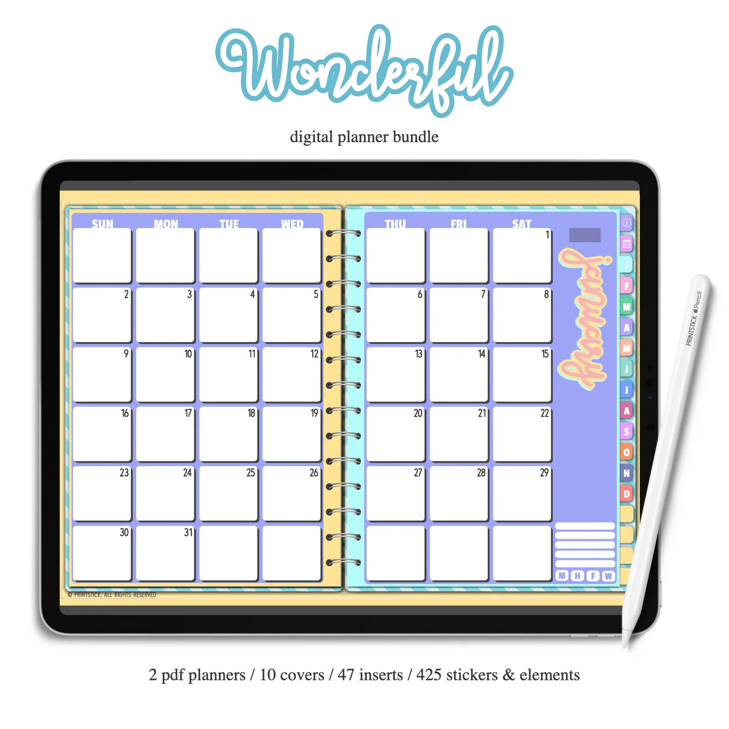 Wonderful Planner - PrintStick