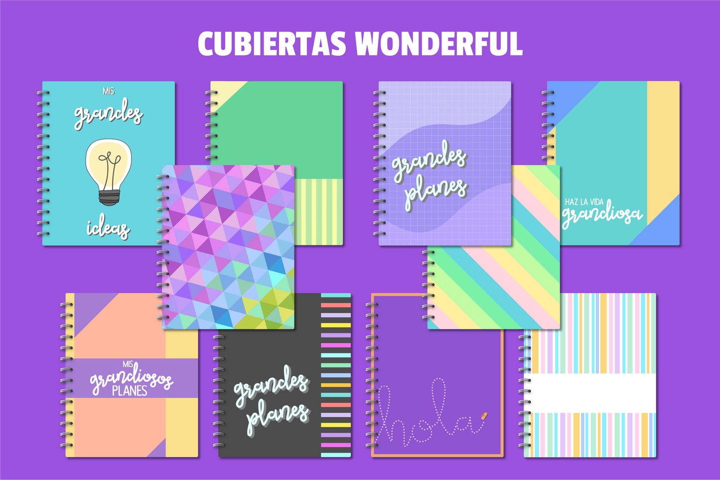 En español: Wonderful Planner - Agenda Digital - PrintStick