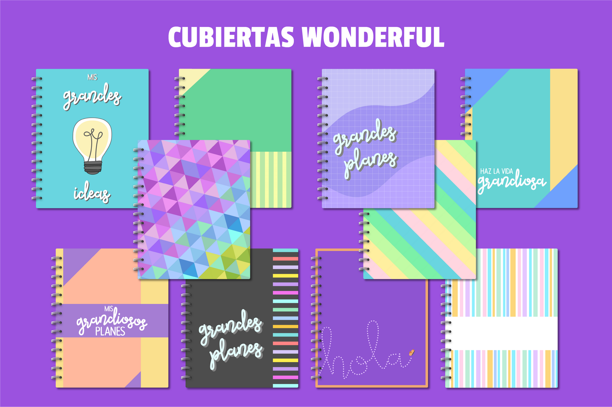 En español: Wonderful Planner - Agenda Digital - PrintStick