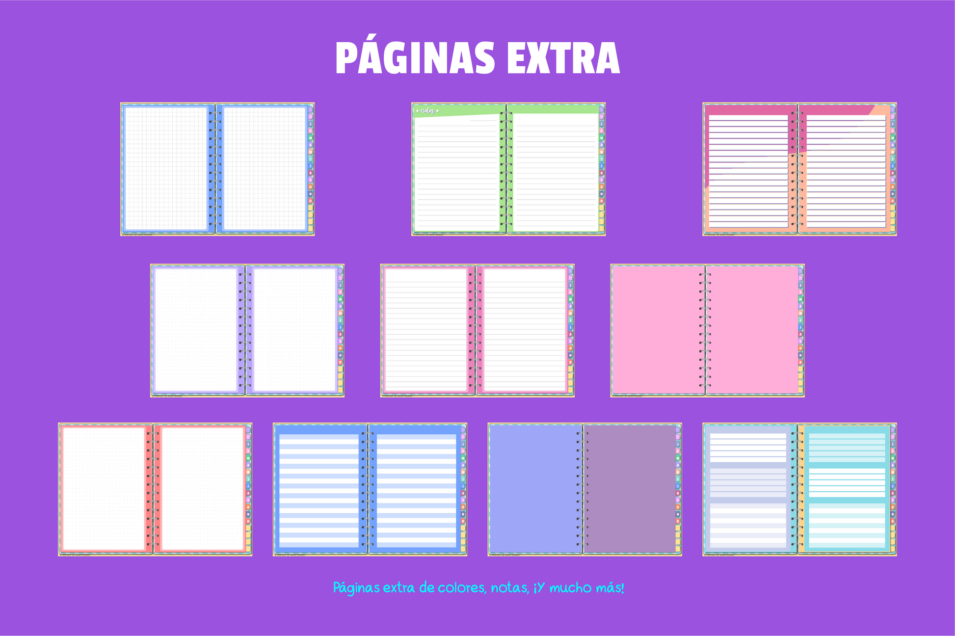 En español: Wonderful Planner - Agenda Digital - PrintStick