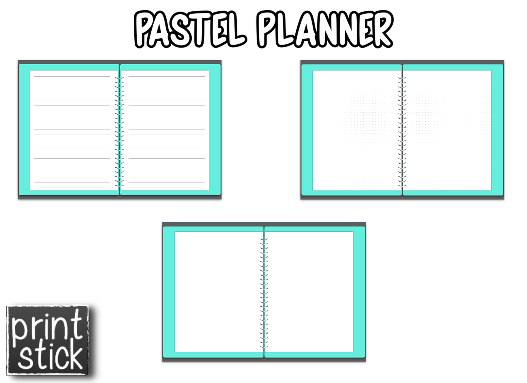Pastel Planner - Print Stick