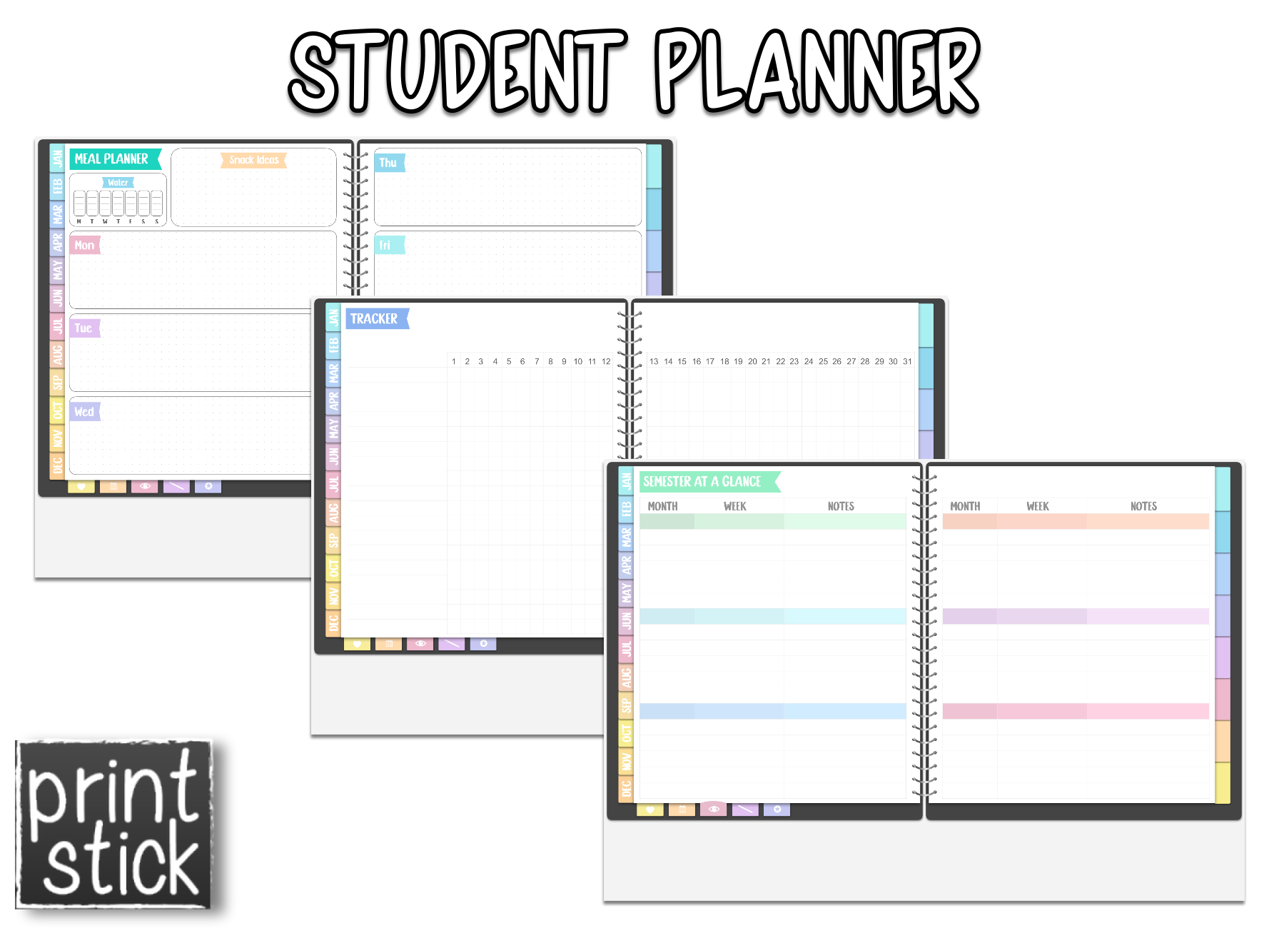 Student Planner - Print Stick