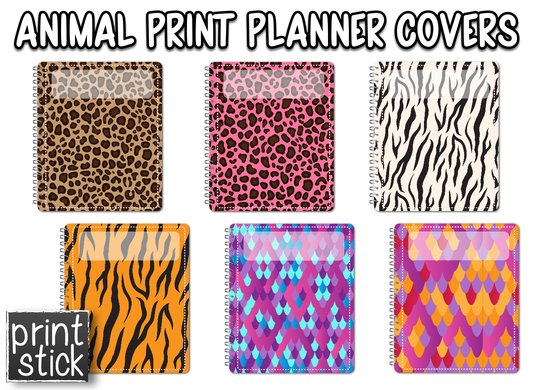 Covers for Planners - Animal Print - Print Stick