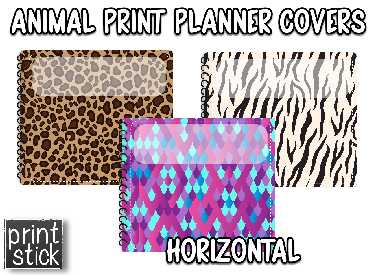 Covers for Planners - Animal Print - Print Stick